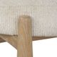 Uttermost® Acrobat Brown/Off-White Small Bench-4