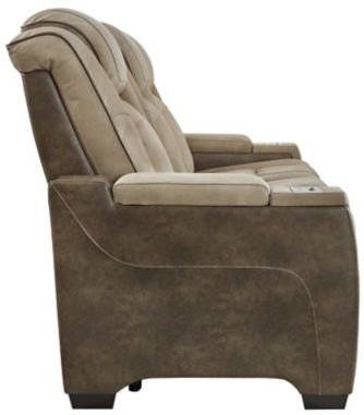 Signature Design by Ashley® Next-Gen DuraPella Sand Power Reclining Sofa with Adjustable Headrest-2