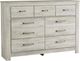 Signature Design by Ashley® Bellaby 2-Piece Whitewash Queen Storage Platform Bed Set-2