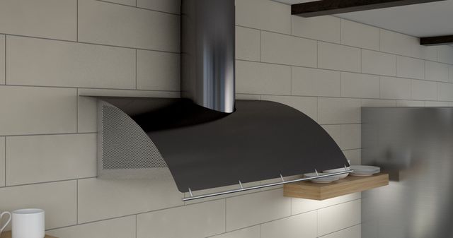 Zephyr Cheng Limited Edition Okeanito 48" Black Mirror Stainless Steel Wall Hood-1
