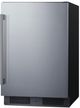 Summit® 21” 3.5 Cu. Ft. Stainless Steel Built-In ADA Compliant Adjustable Height Outdoor Under the Counter Refrigerator with Right Hand Door Swing-3