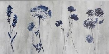 Stylecraft Indigo Row Blue/Gray/Silver Wall Art-1