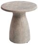 Classic Home Collins Light Gray 16" Outdoor Concrete Accent Table-0