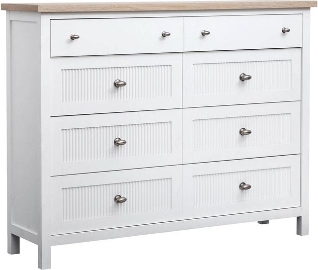Magnussen Home® Windmill Harbour Sand/White Whisp Chest-Dresser-0