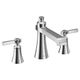 Moen® Flara Chrome Two-Handle High Arc Roman Tub Faucet-0