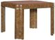 Hooker® Furniture Archives Brown Dining Game Table with Mottled Amber Base-0