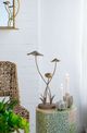 A & B Home Gray Abstract Cement Starfish Candle Holder-5