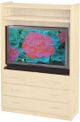 Crate Designs™ Furniture Unfinished TV Wall Unit-0