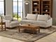 International Furniture Direct Olimpia Ivory Upholstered Sofa-1