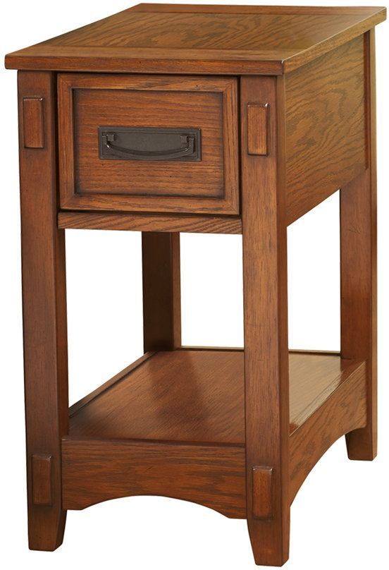 Signature Design by Ashley® Breegin Brown Chair Side End Table-1