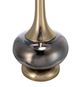 A & B Home Gold/Gray with Drumshade Table Lamp-2