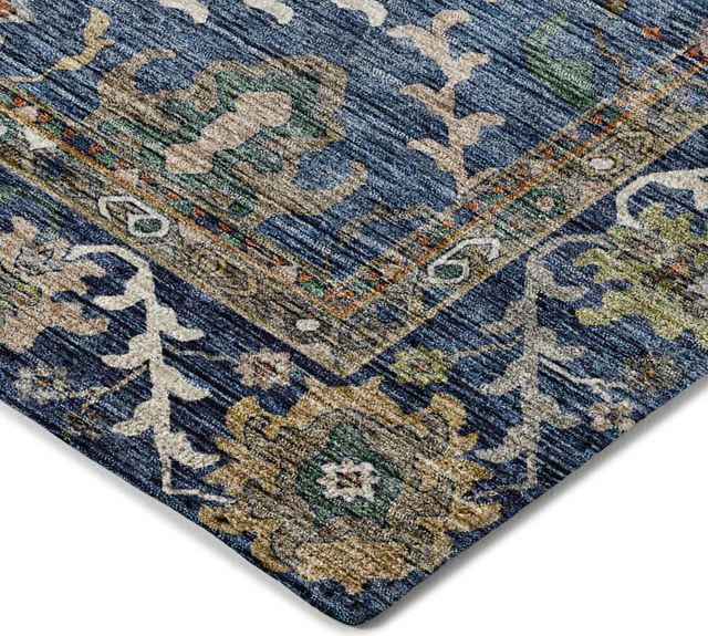 Dalyn™ Rug Company Silk Road SR8 Navy 5'x8' Area Rug-2