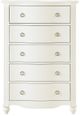Mazin Furniture Meghan White Youth Chest-1