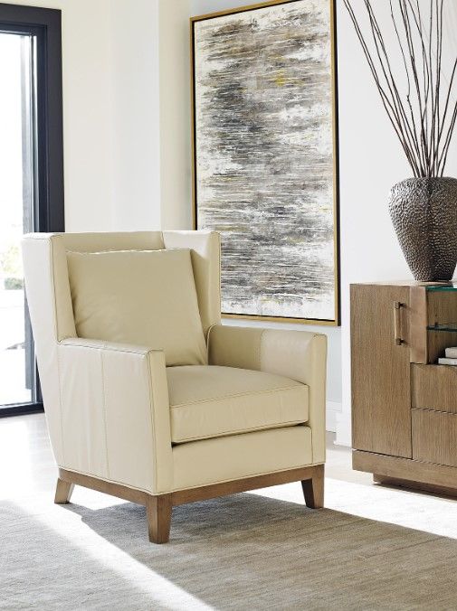 Lexington Home Customizable Shadow Play Atlas Leather Chair-1