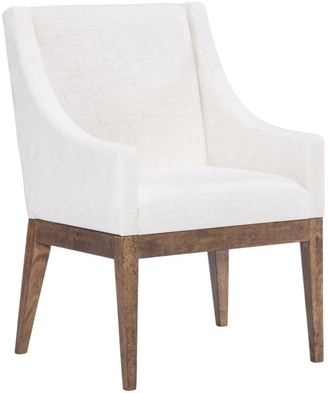 Legacy Classic Artisan's Place Vintage Pine/White Upholstered Host Chair-0