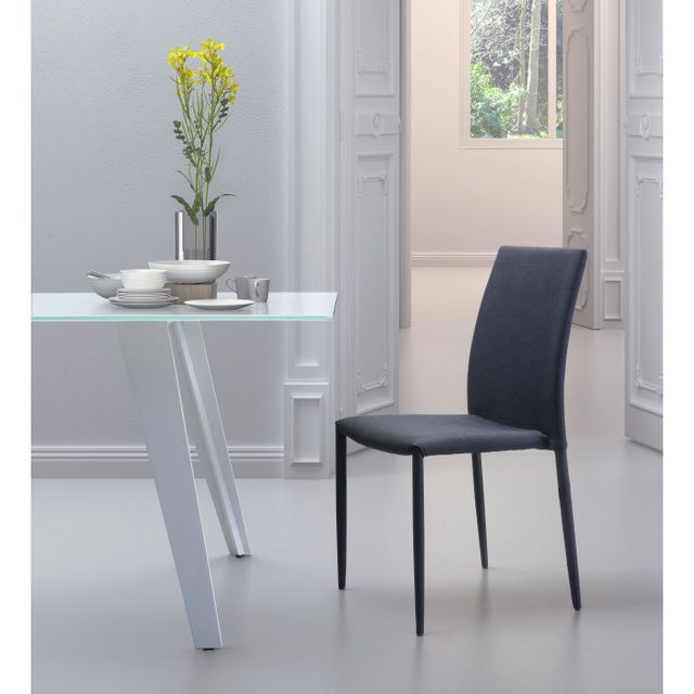 Zuo® Modern Confidence Black Dining Chair-2
