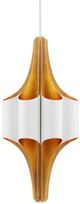 Currey & Company Concordia Contemporary Gold Leaf/Gesso White Chandelier-0