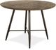 HH2 Home Forest Hill Distressed Walnut Dining Table with Brown Base-1