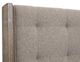 Magnussen Home® Claremont Smokey Taupe King Panel Bed with Upholstered Headboard-3
