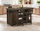 International Furniture Direct Dutton Brown Bar Stool-1