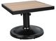 CabanaCoast® Customizable Kensington Wooden 24" Outdoor Square Pedestal Side Table-0