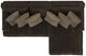 iAmerica Hercules Chocolate 2 Piece Sectional-4