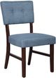 New Classic® Home Furnishings Tioga Blue Upholstered Dining Side Chair-0