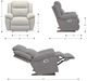 La-Z-Boy® Joel Pewter Power Rocking Recliner with Headrest and Lumbar-2