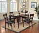 Mazin Furniture Oklahoma Espresso 5 Piece Dining Table Set-1
