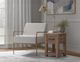 International Furniture Direct Aragon Beige/Gold Accent Chair-2
