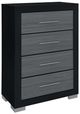 Global Furniture USA Emma Black/Gray Chest-0