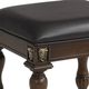 New Classic® Home Furnishings Maximus Madeira Vanity Stool-2