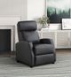 Homelegance® Greenfield Black Push Back Reclining Chair-1