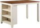 Winners Only® Woodbridge Spice Top Counter Dining Table with White Base-0