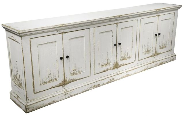 Nest Home Collections Mimi Antique White Long Cabinet-0