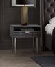 Diamond Sofa® Petra Nickel/Smoke Grey End Table-1