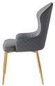 Mazin Furniture Venus Gold/Grey Side Chair-2