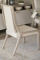 Bernhardt Axiom Beige/Linear Gray Dining Side Chair-1