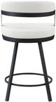 Homelegance® Crowley White Counter Swivel Chair-4