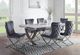 Furniture of America® Wadenswil 2-Piece Chrome/Gray Side Chair Set-1