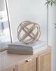 A & B Home White 8" Decorative Ball-2