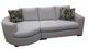 Starcraft Upholstery Left-Arm Facing Sectional and Curved Chaise-0