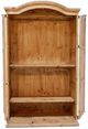 Million Dollar Rustic Brown Full Door Accent Cabinet-1
