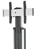 Chief®  Silver Medium Fusion™ Mobile AV Cart-1