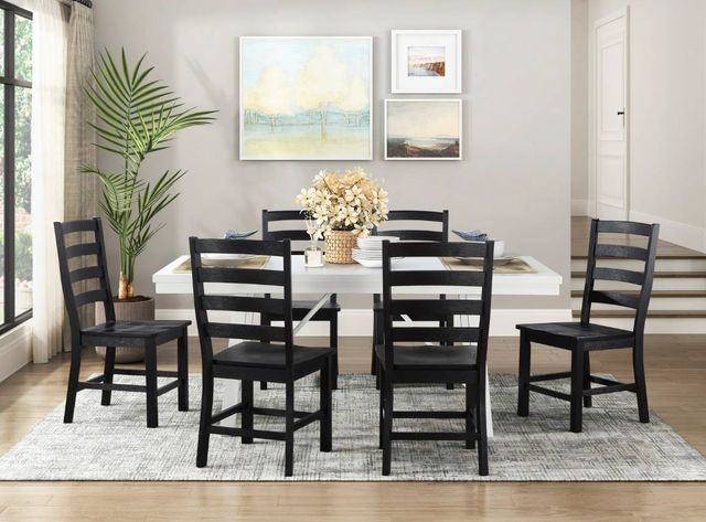 Homelegance® Redmond Black Dining Side Chair-1