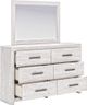 Signature Design by Ashley® Cayboni Whitewash Dresser and Mirror-4