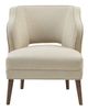 Olliix by Madison Park Cream Cody Open Back Accent Chair-1
