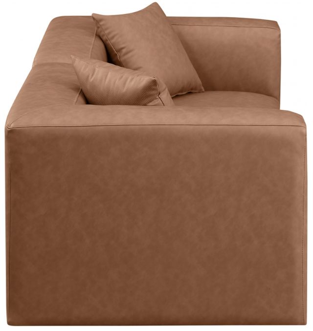 Meridian Furniture Cube 2-Piece Brown Vegan Leather Modular Sofa-2