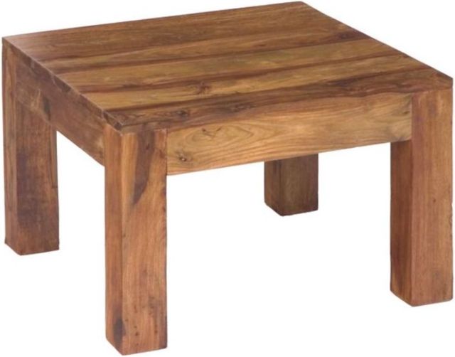 Jaipur Furniture Cube Range Brown Cube Lamp Table-0