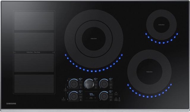 Samsung 36" Stainless Steel Induction Cooktop-1